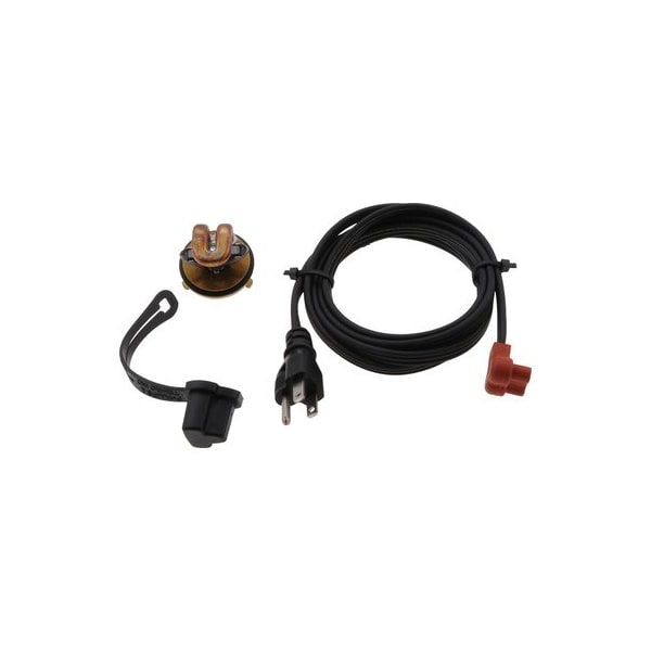Engine Heater - 400W 120V, 1-5/8in. Plug, Brass Adapter Gm